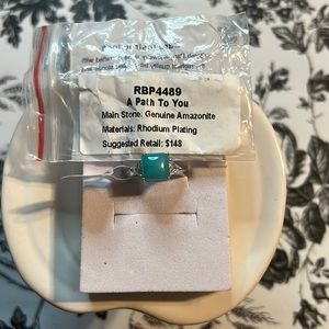 RBP4489 A Path To You Genuine Amazonite Ring